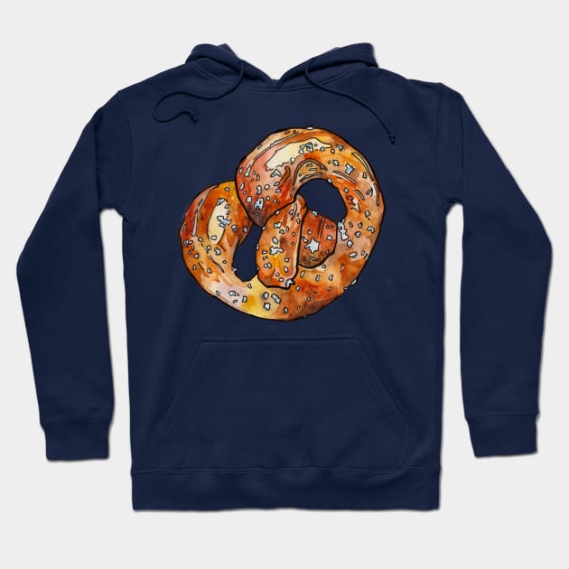 Soft Pretzel Hoodie by JenTheTracy